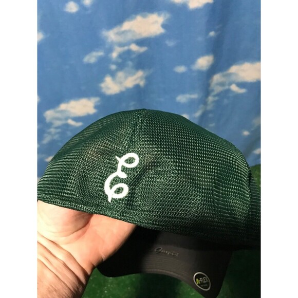 Eastern Michigan Eagles The game Green mesh back Flex fit Fitted Hat Cap L/XL - Picture 2 of 4